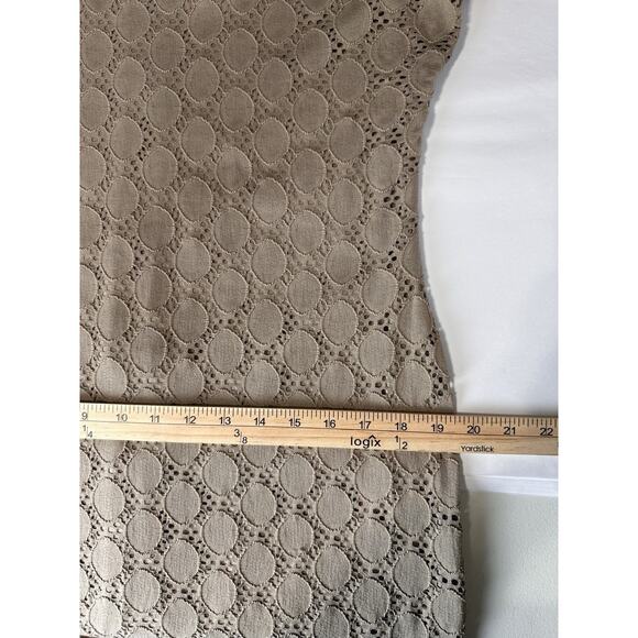 Ronni Nicole Women's Tan Lace Overlay Dress Size 12 Classic Dressy - Picture 15 of 16